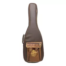 Semi Case 91 Guitars Elegant Semi Case Guitarra - Marrom