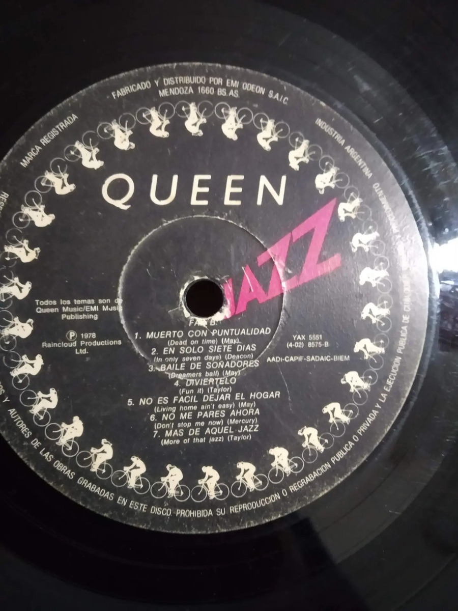 Queen - Jazz - vinilo 1978