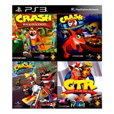 Crash Bandicoot 1, 2, 3 + Ctr Crash Team Racing Ps3 Español