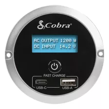 Control Remoto Para Inversor De Energía Cobra, 2 Puertos Usb