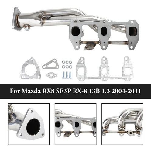 Cabezal De Escape De Acero Inoxidable Para Mazda Rx8 R3 Gt G Foto 7