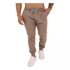 Calça Jogger Sarja Masculina Punho E Cos De Elastico Revesst