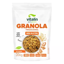 Granola Tradicional Integral Sem Glúten Vitalin 200g