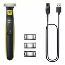 Barbeador Elétrico Philips Oneblade Pelos E Barba Qp2724