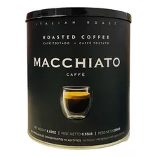 Cafe En Grano Tostado Italiano Macchiato Lata 250gr.