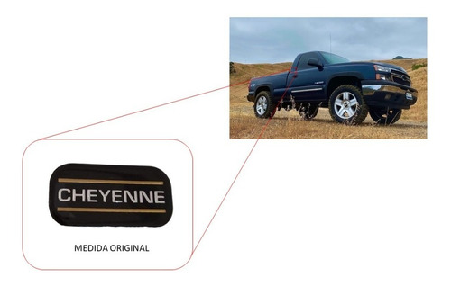 Emblemas Chevrolet Cheyenne  Laterales 1999-2007 . Foto 2