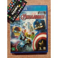 Lego Vingadores Ps4 Mídia Física Usado Dublado Português Br