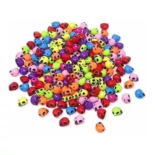 Honbay 200pcs Cuentas De Calavera De Acrilico De Color Mixt