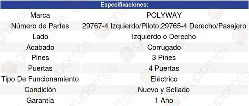 Espejo Ford Windstar 95/98 Polyway Foto 2