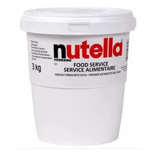 Nutella 3kg Balde Creme Avelã E Cacau Pao De Mel Original