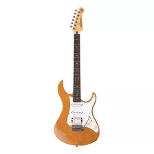 Guitarra Elétrica Yamaha Pac012/100 Series Pacifica 112j De Amieiro Yellow Natural Satin Brilhante Com Diapasão De Pau-rosa