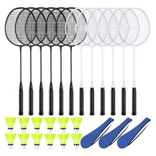 Chitidr Juego De 12 Raquetas De Badminton Que Incluye 12 Raq