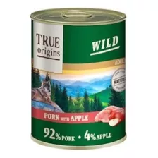 Lata Alimento True Origins Wild Dog Pork With Apple 400g