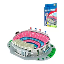 Maquete 3d Quebra Cabeças Estádio Camp Nou Barcelona Fc