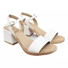 Sandalias Mujer Taco Cuadrado Plataforma Goma