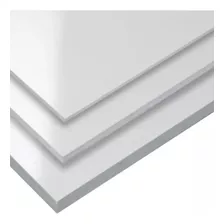 Plancha De Pvc/sintra/trovicel 4 Mm 1.22 X 2.44 Mt Blanco