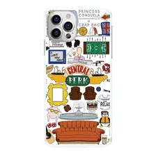 Capinha Friends Central Perk Fundo Branco Coisas Da Série