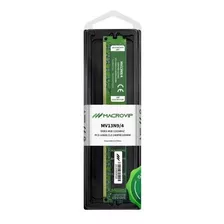 Memória Ram Macrovip Ddr3 4gb Pc3 10600 Cl9 1333mhz Mv13n9/4