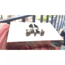 Caja Cigarrera Habanera Alhajero De Alpaca