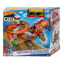 Hot Wheels City Nemesis Pulpo Hdr31- Giro Didactico Color Multicolor