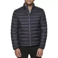 Chamarra Original Tommy Hilfiger Plegable Hombre Acolchada N