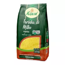 Kit X2 Farinha De Milho Fubá Orgânica Korin 500g