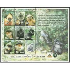 Fauna - Monos - Vietnam 2002 - Hojita Block Mint