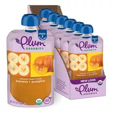 Plum Organics Stage 2 Alimento Orgánico Para Bebés - Plátano