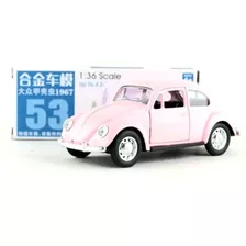 Miniatura Vw Fusca 1:36 Em Metal Fricção. Frete Grátis