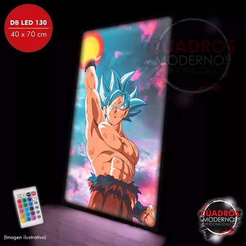 Cuadros Led Goku Luminosos Dragon Ball 40x70 $  en Morón - Buenos  Aires | Mebuscar Argentina