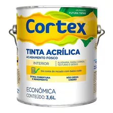 Tinta Acrílica Fosco Cortex - Branco 3,6litros Futura