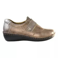 Zapato Confort Cavatini Cuero Mujer Edna Abrojo En Pinkerton