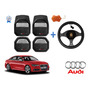 Tapetes 3d Logo Audi + Cubre Volante A6 2004 A 2009 2010