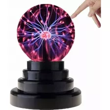 Lámpara Tesla Plasma Interactiva Sensible Tacto