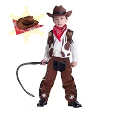 Spooktacular Creations Cowboy Costume Deluxe Set Para Niños 