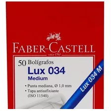 Boligrafos Plumas Faber Castell 1.0 Caja X 50 Unid R A N
