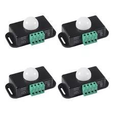 Melife 4 Piezas Dc 12v 24v Pir Sensor Led Sensor De Movimie.