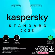 Kaspersky Standard 1 Dispositivo 1 Año Base