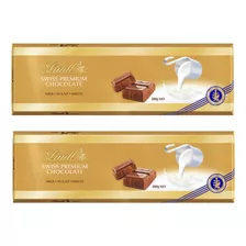 Chocolate Lindt Gold Con Leche Tableta 300gr. X2