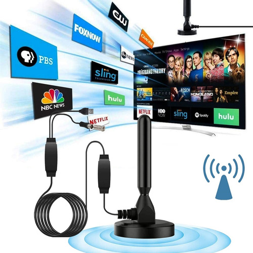 Antena De Tv Digital Hd 4k 1080p Para Interiores Antena Hdtv