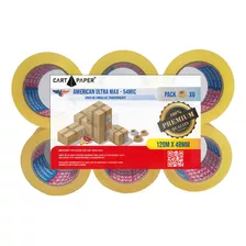 Cintas De Embalaje 6 Rollos Ultra Premium / Cart Paper 