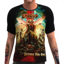 Camiseta Camisa Exodus Persona Non Grata Blusa Masculina 