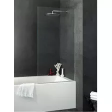 Mampara Baño Fija Vidrio Blindex 160x80cm, Floresta