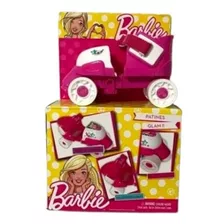 Patines Ajustables 4 Ruedas Barbie 750