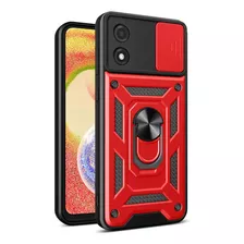 Funda Para Motorola Moto E13 De Uso Rudo Con Anillo Y Mica