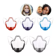 Máscara Transparente Reutilizable Transpirable Pc Resistente