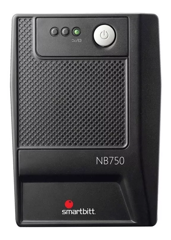 Ups Regulador De Voltaje Smartbitt Smart Interactive Sbnb750 750va Entrada Y Salida De 120v Ca Negro