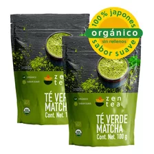 Té Verde 100% Matcha Zen Tea Orgánico 200 Grs *sin Rellenos*