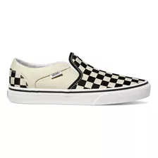  Zapatilla Mujer Asher Checkerboard Black/white