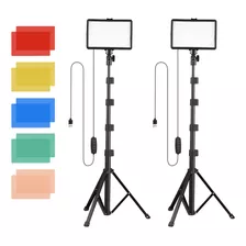 Luces De Vídeo Led Usb Con Filtros De Color, Kits De Grabaci